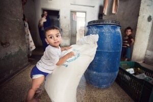 برنامه جهانی غذا در زمان آتشبس غزه به توزیع غذا پرداخت